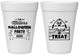 Personalized Halloween 16 oz Foam Cups - Trick Or Treat | 250010