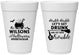 Personalized Halloween 16 oz Foam Cups - Witch | 250011