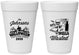 Personalized Halloween 16 oz Foam Cups - Skellawasted Skeleton | 250014