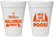 Personalized Halloween 16 oz Foam Cups - Boo | 250016