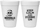 Personalized Halloween 16 oz Foam Cups - Zombie | 250018