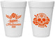 Personalized Halloween 16 oz Foam Cups - Sugar Skull | 250020