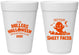Personalized Halloween 16 oz Foam Cups - Ghost Sheet Faced | 250040