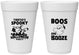 Personalized Halloween 16 oz Foam Cups - Boos And Booze | 250041