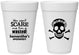 Personalized Halloween 16 oz Foam Cups - Sugar Skull | 250050