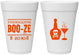 Personalized Halloween 16 oz Foam Cups - Booze Wine | 250060