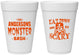 Personalized Halloween 16 oz Foam Cups - Werewolf Monster | 250064