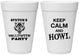 Personalized Halloween 16 oz Foam Cups - Howl | 250069