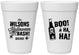 Personalized Halloween 16 oz Foam Cups - Boo Skeleton | 250078