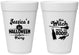 Personalized Halloween 16 oz Foam Cups - Witch Boos | 250097