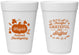 Personalized Thanksgiving 16 oz Foam Cups - Grateful And Stuffed | 260000