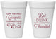Personalized Thanksgiving 16 oz Foam Cups - Eat Drink Thankful | 260009