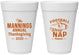 Personalized Thanksgiving 16 oz Foam Cups - Football Turkey | 260012
