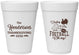 Personalized Thanksgiving 16 oz Foam Cups - Football Turkey | 260014