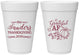 Personalized Thanksgiving 16 oz Foam Cups - Grateful Af | 260017