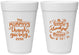 Personalized Thanksgiving 16 oz Foam Cups - Grateful Blessed | 260028