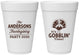 Personalized Thanksgiving 16 oz Foam Cups - Turkey Gobblin | 260035