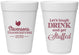 Personalized Thanksgiving 16 oz Foam Cups - Turkey Stuffed | 260037