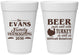 Personalized Thanksgiving 16 oz Foam Cups - Turkey | 260042