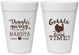 Personalized Thanksgiving 16 oz Foam Cups - Turkey Gobble | 260043