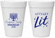 Personalized Hanukkah 16 oz Foam Cups - Lets Get Lit | 270020