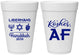 Personalized Hanukkah 16 oz Foam Cups - Menorah Dreidel | 270024