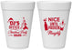 Personalized Christmas 16 oz Foam Cups - Naughty Or Nice | 280000