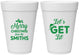 Personalized Christmas 16 oz Foam Cups - Lets Get Lit | 280001