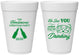 Personalized Christmas 16 oz Foam Cups - Santa | 280015