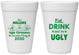 Personalized Christmas 16 oz Foam Cups - Ugly Sweater | 280023