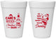 Personalized Christmas 16 oz Foam Cups - Santa Claus | 280028