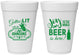 Personalized Christmas 16 oz Foam Cups - Wine | 280055