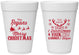 Personalized Christmas 16 oz Foam Cups - Reindeer | 280062