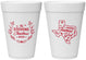 Personalized Christmas 16 oz Foam Cups - Texmas Yall | 280074