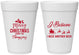 Personalized Christmas 16 oz Foam Cups - Santa Claus | 280086