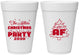 Personalized Christmas 16 oz Foam Cups - Lit Af | 280090