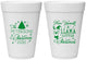 Personalized Christmas 16 oz Foam Cups - Llama | 280095
