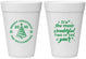 Personalized Christmas 16 oz Foam Cups - Wonderful Time For A Beer | 280099
