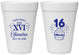 Personalized 16th Birthday 16 oz Foam Cups - Cupcake | 300007