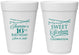 Personalized 16th Birthday 16 oz Foam Cups - String Lights | 300009