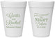 Personalized Rehearsal Dinner 16 oz Foam Cups - The Night Before | 30006