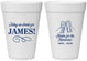 Personalized Memorial 16 oz Foam Cups - Thanks For The Memories | 310011