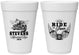 Personalized Memorial 16 oz Foam Cups - Ride In Peace | 310015