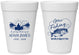Personalized Memorial 16 oz Foam Cups - Gone Fishing | 310024