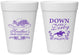 Personalized Derby Day 16 oz Foam Cups - Down And Derby | 320001