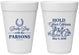 Personalized Derby Day 16 oz Foam Cups - Hold Your Horses | 320008
