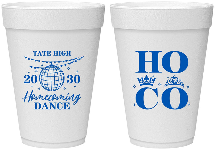 Personalized Homecoming 16 oz Foam Cups - Hoco Dance | 330016