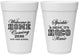 Personalized Homecoming 16 oz Foam Cups - Sparkle Shine Hoco Time | 330017