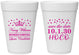 Personalized Homecoming 16 oz Foam Cups - Hoco Queen Vote | 330024