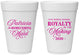 Personalized Homecoming 16 oz Foam Cups - Hoco Maid Vote | 330028